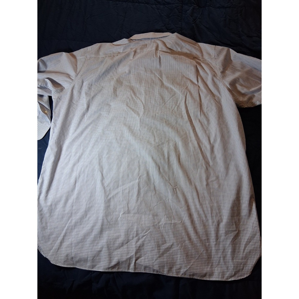 Polo‎ Ralph Lauren Classic Fit Shirt Mens Size 19 36/37 Easy Care Blue Stripe - Picture 5 of 6